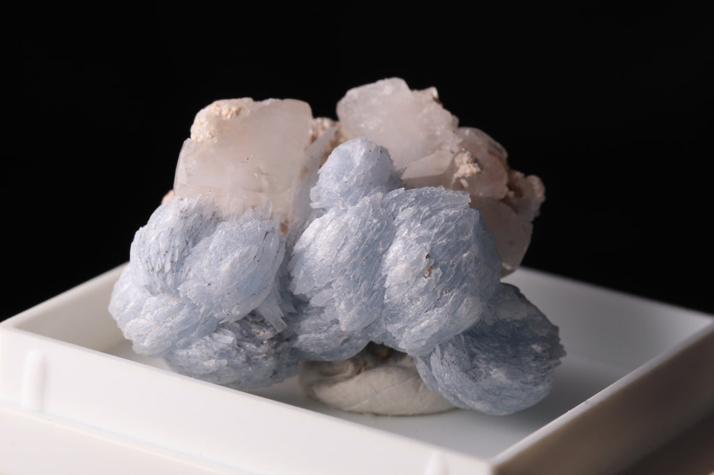 Celestine with Calcite