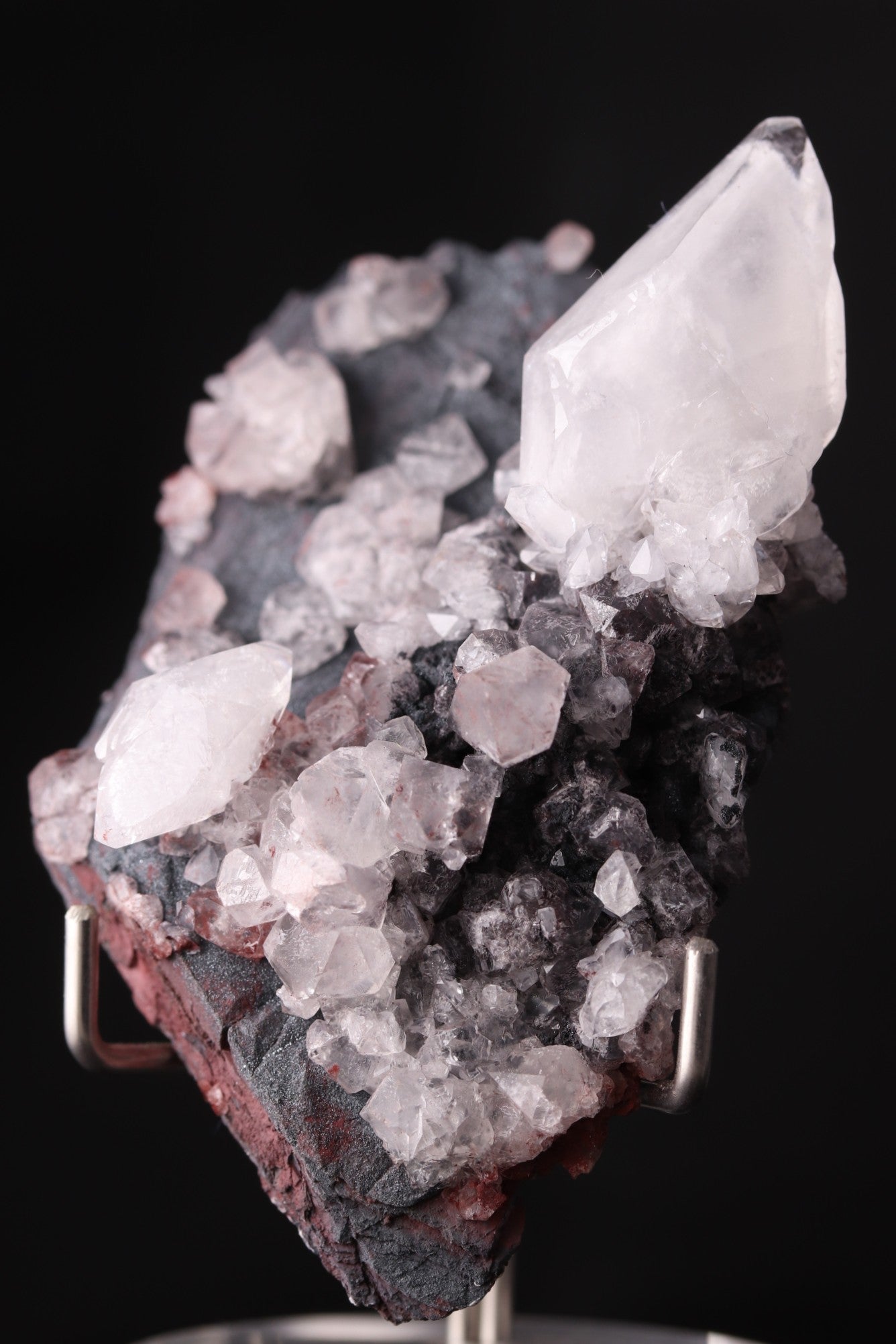 Calcite on matrix mineral specimen from Kalahari Manganese Fields South Africa