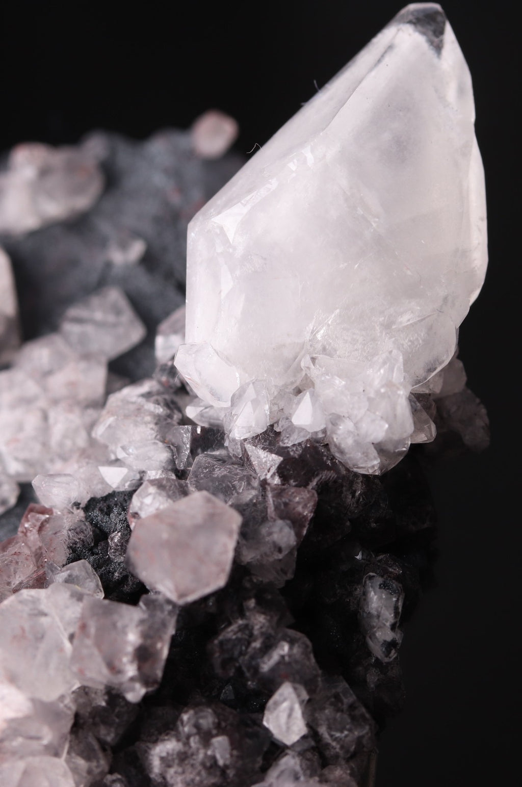 Calcite on matrix mineral specimen from Kalahari Manganese Fields South Africa