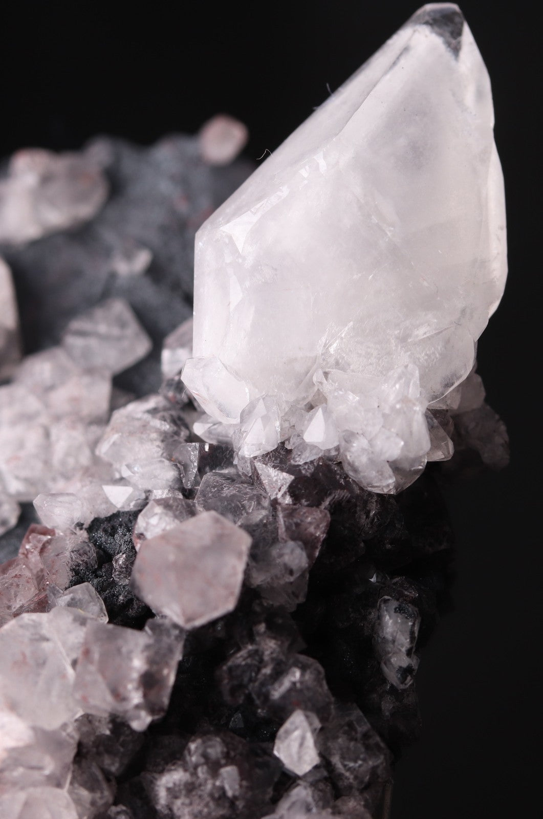Calcite on matrix mineral specimen from Kalahari Manganese Fields South Africa