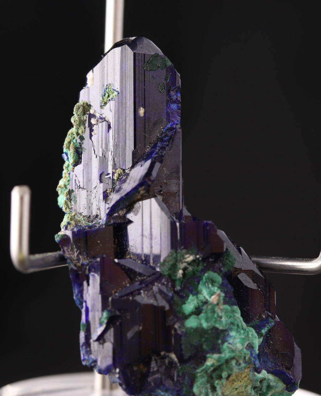 Azurite with Malachite from Tsumeb, Namibia mineral specimen