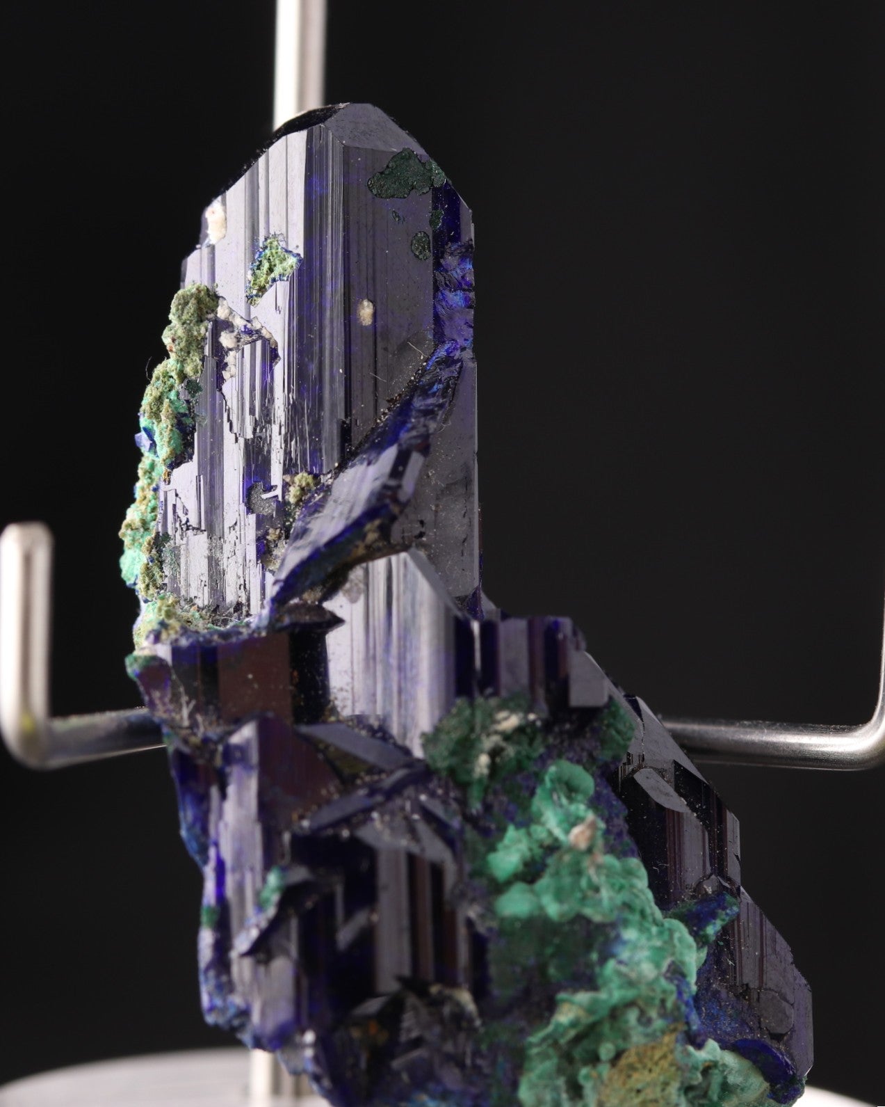 Azurite with Malachite from Tsumeb, Namibia mineral specimen