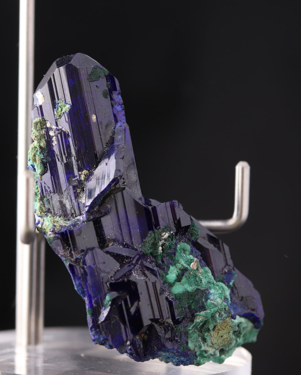 Azurite with Malachite from Tsumeb, Namibia mineral specimen