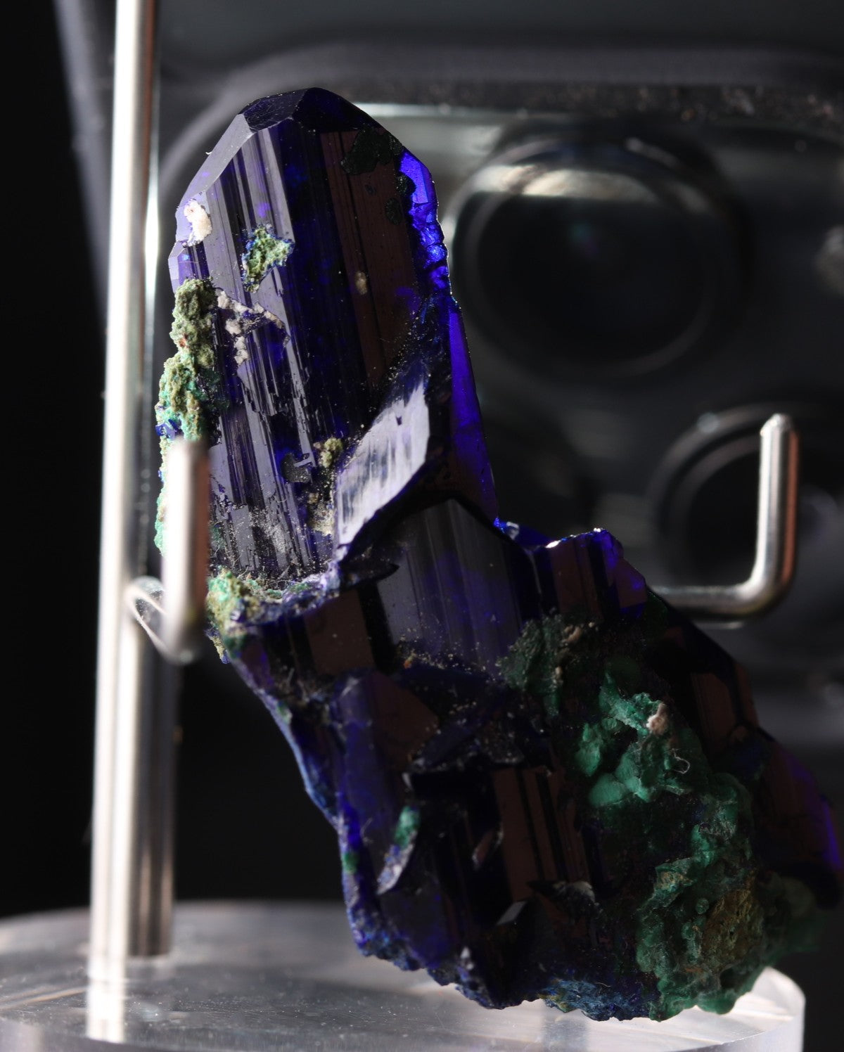 Azurite with Malachite from Tsumeb, Namibia mineral specimen