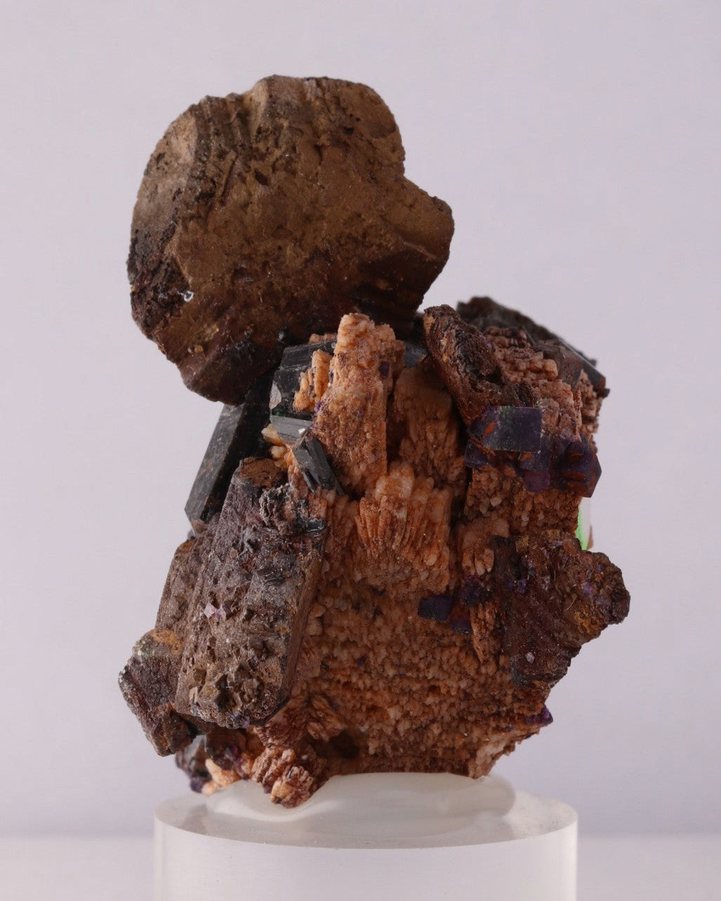 Siderite, Schorl, Fluorite ...