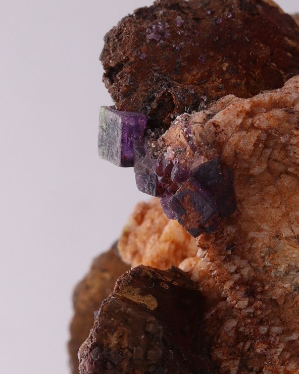 Siderite, Schorl, Fluorite ...