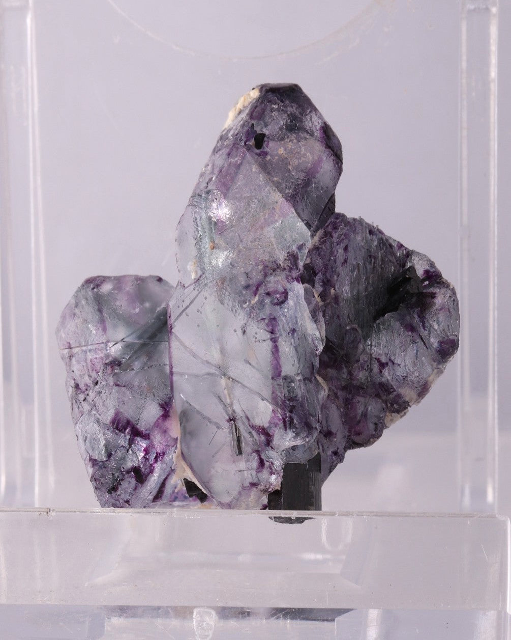 Fluorite with Schorl