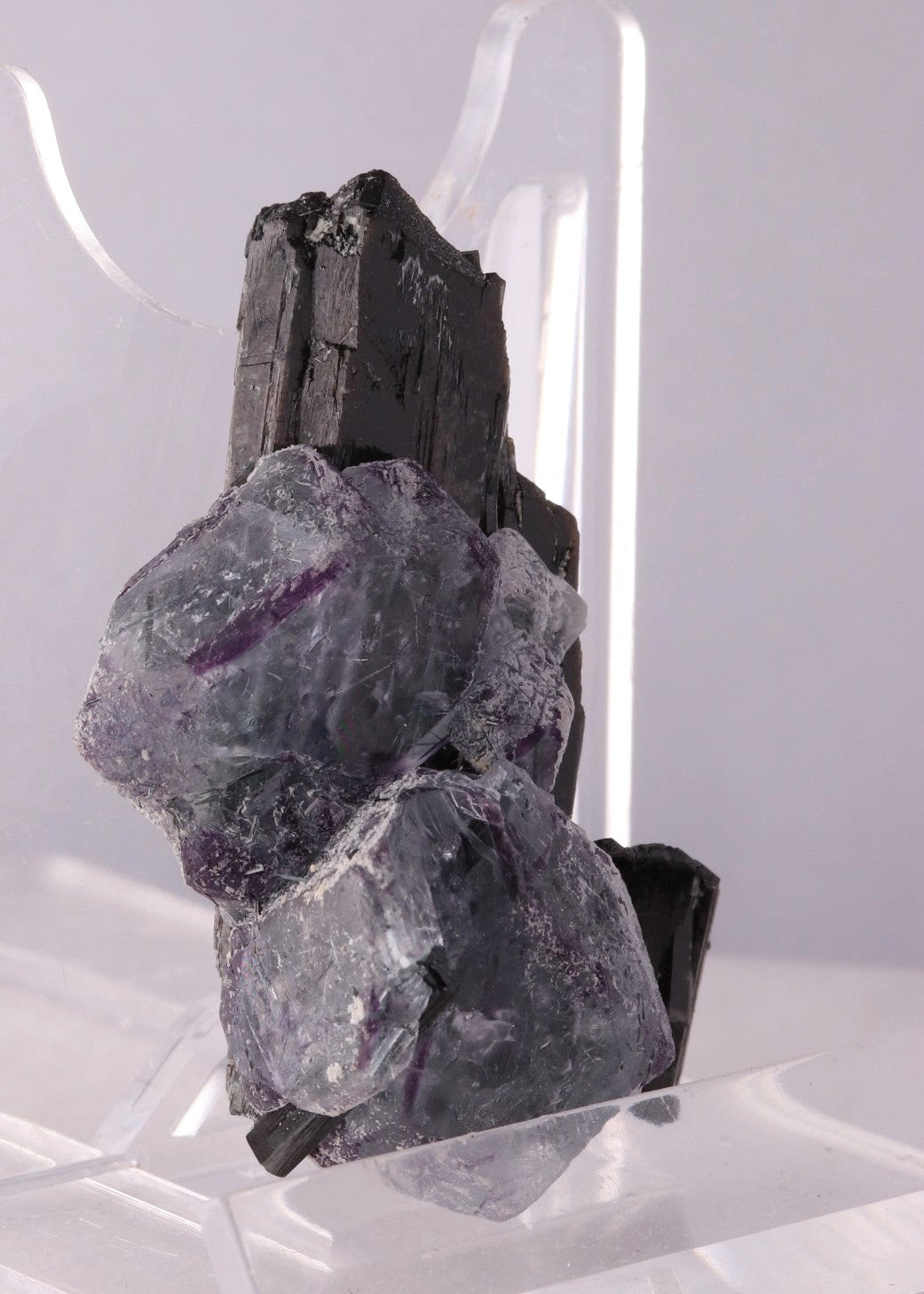 Fluorite with Schorl