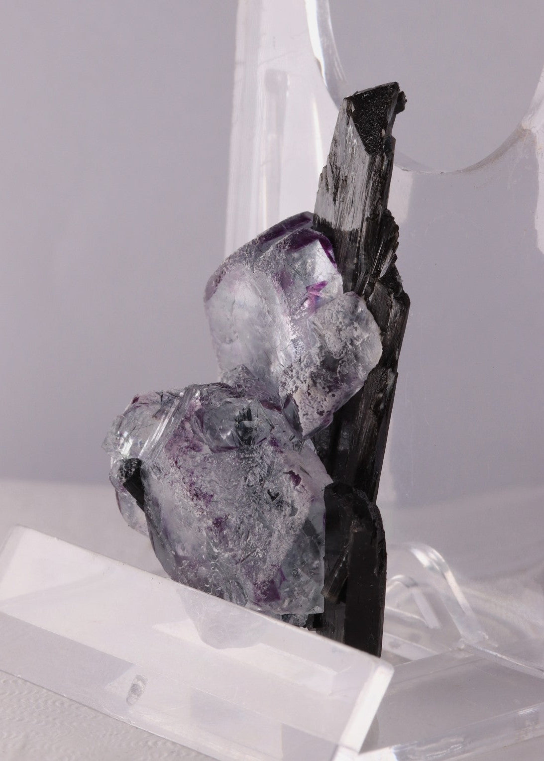 Fluorite with Schorl