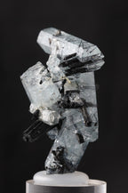 Aquamarine with Schorl