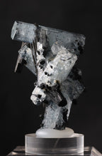 Aquamarine with Schorl