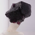 A fun deep purple 'alien eye' Fluorite on Quartz.