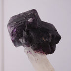 A fun deep purple 'alien eye' Fluorite on Quartz.