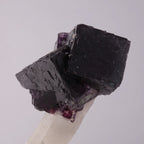 A fun deep purple 'alien eye' Fluorite on Quartz.