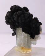 Coronadite on Aquamarine