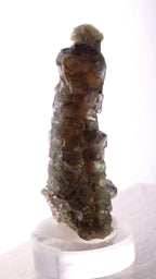 Light green and purple Fluorite with Hyalite.