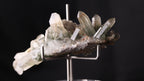 Quartz with Pyrite included Calcite mineral specimen from Orange Free State South Africa