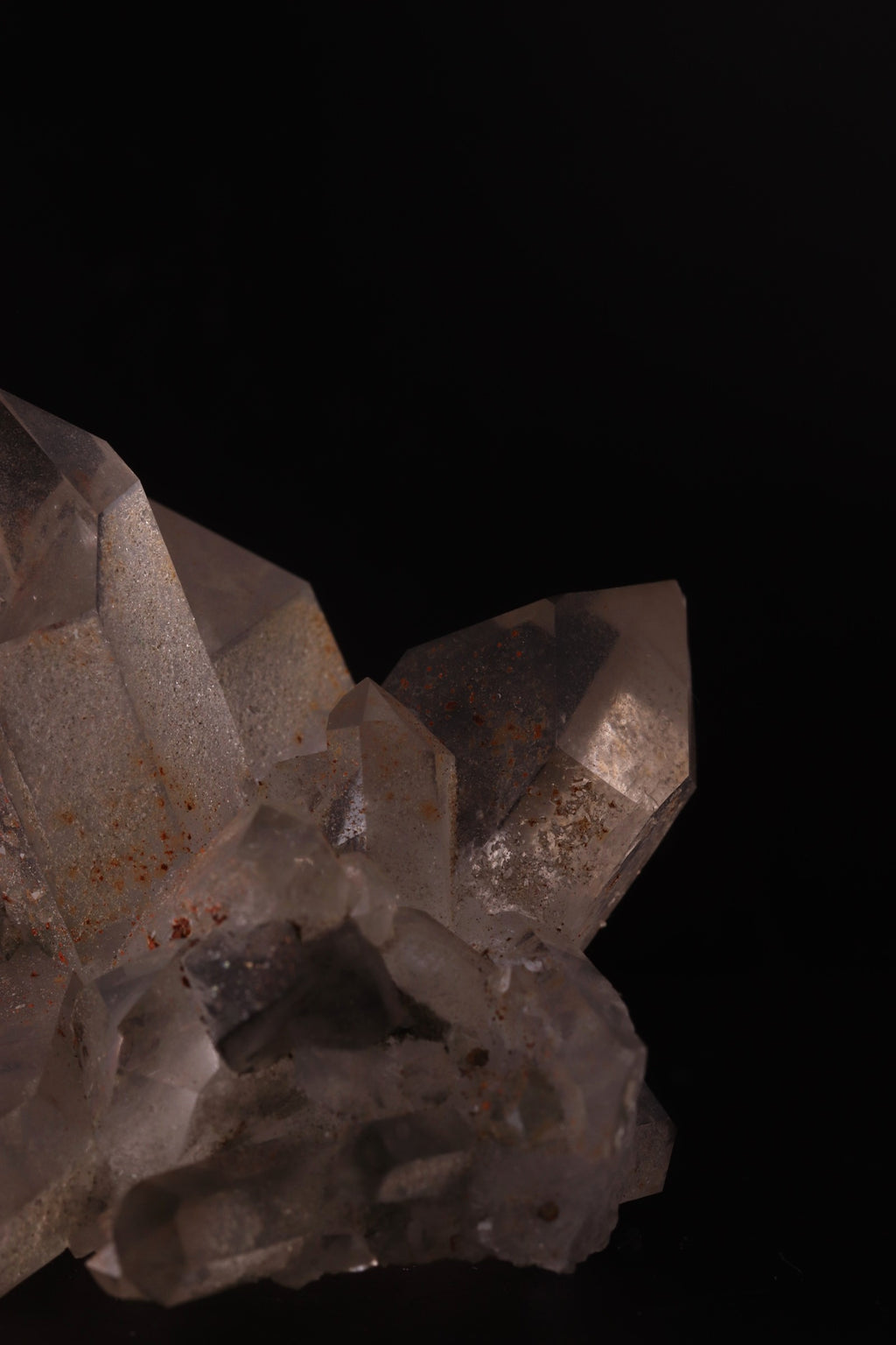 Quartz with Pyrite included Calcite