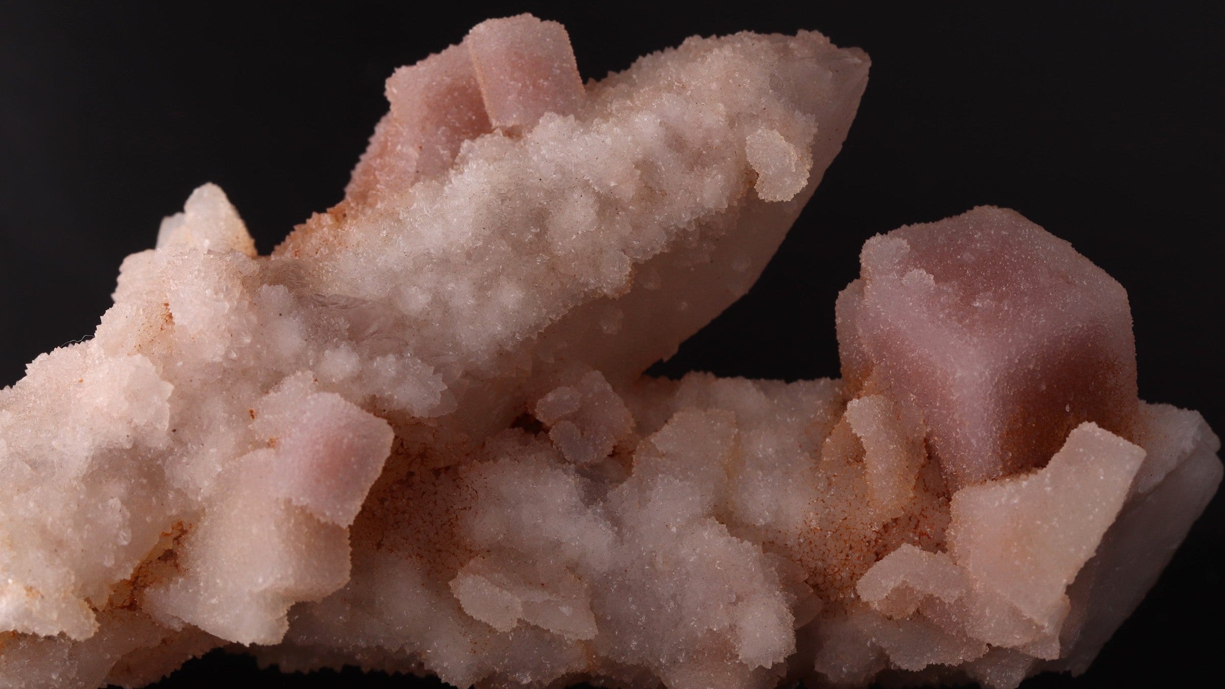 Quartz after Calcite on Quartz