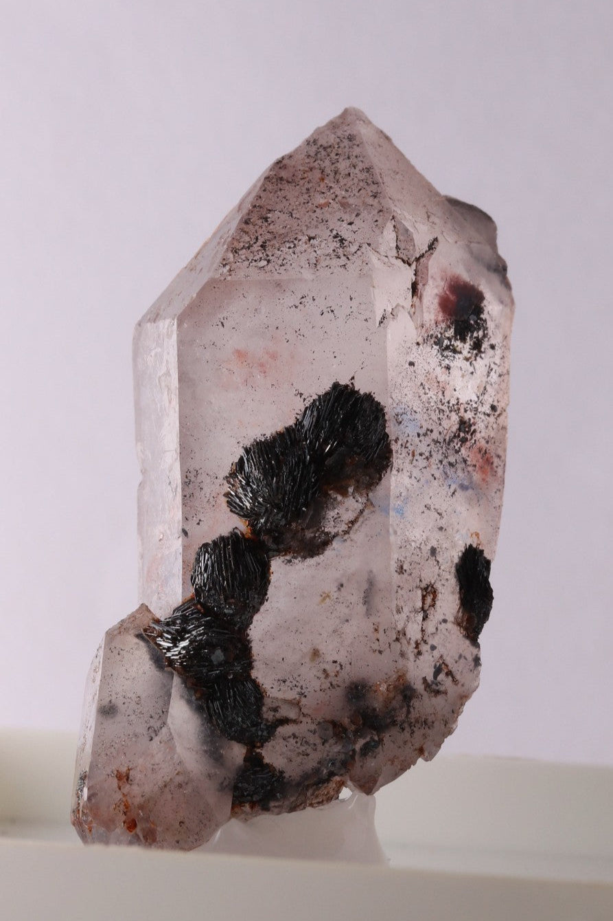Shattuckite included Quartz with Hematite