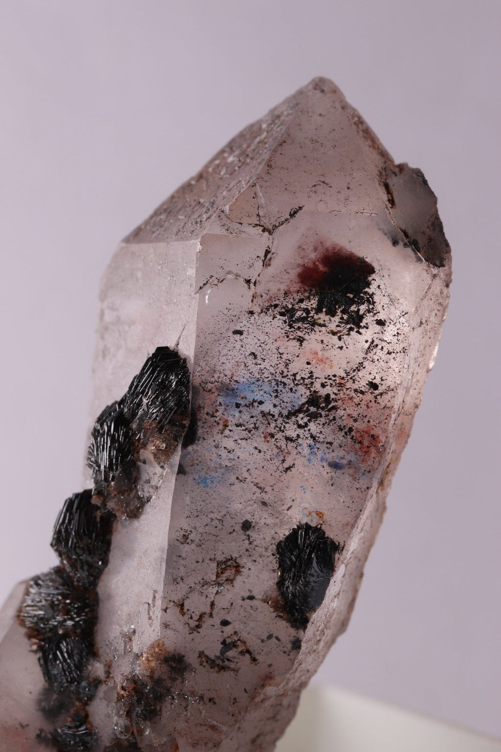 Shattuckite included Quartz with Hematite