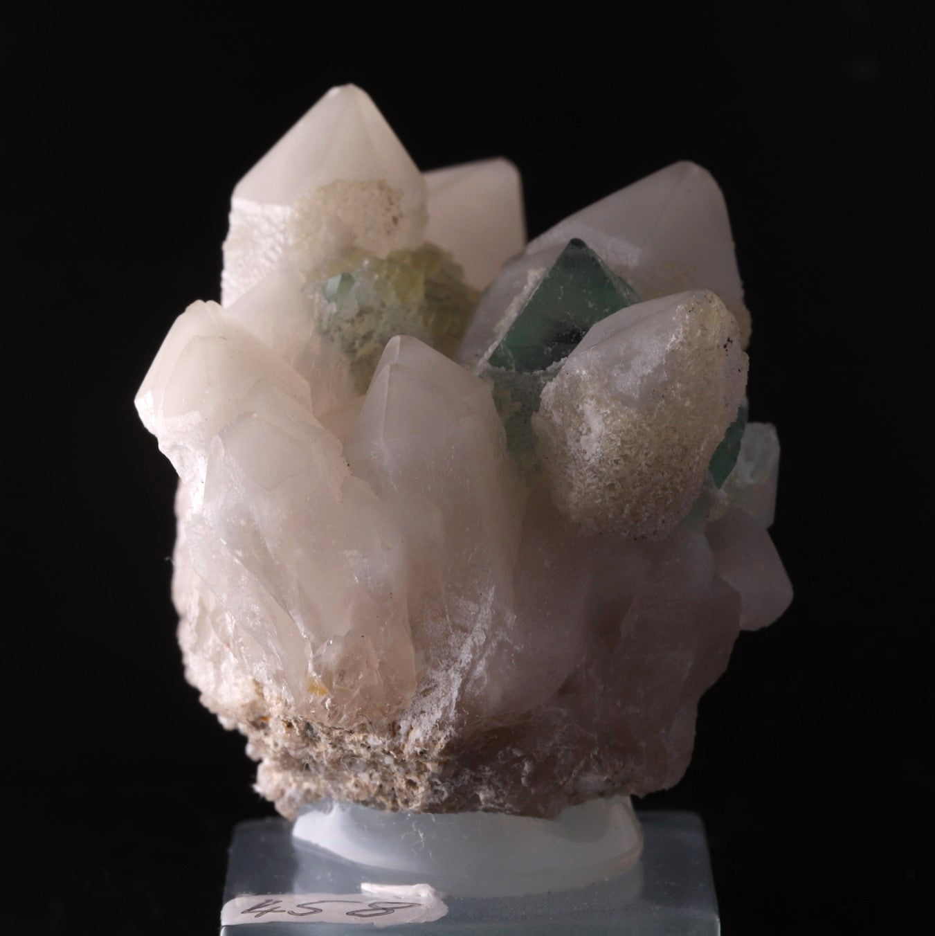 Fluorite on Quartz