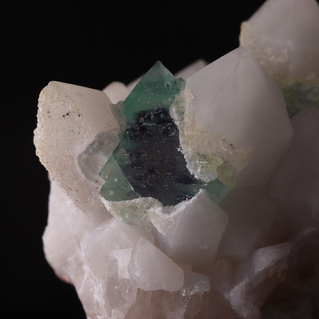 Fluorite on Quartz