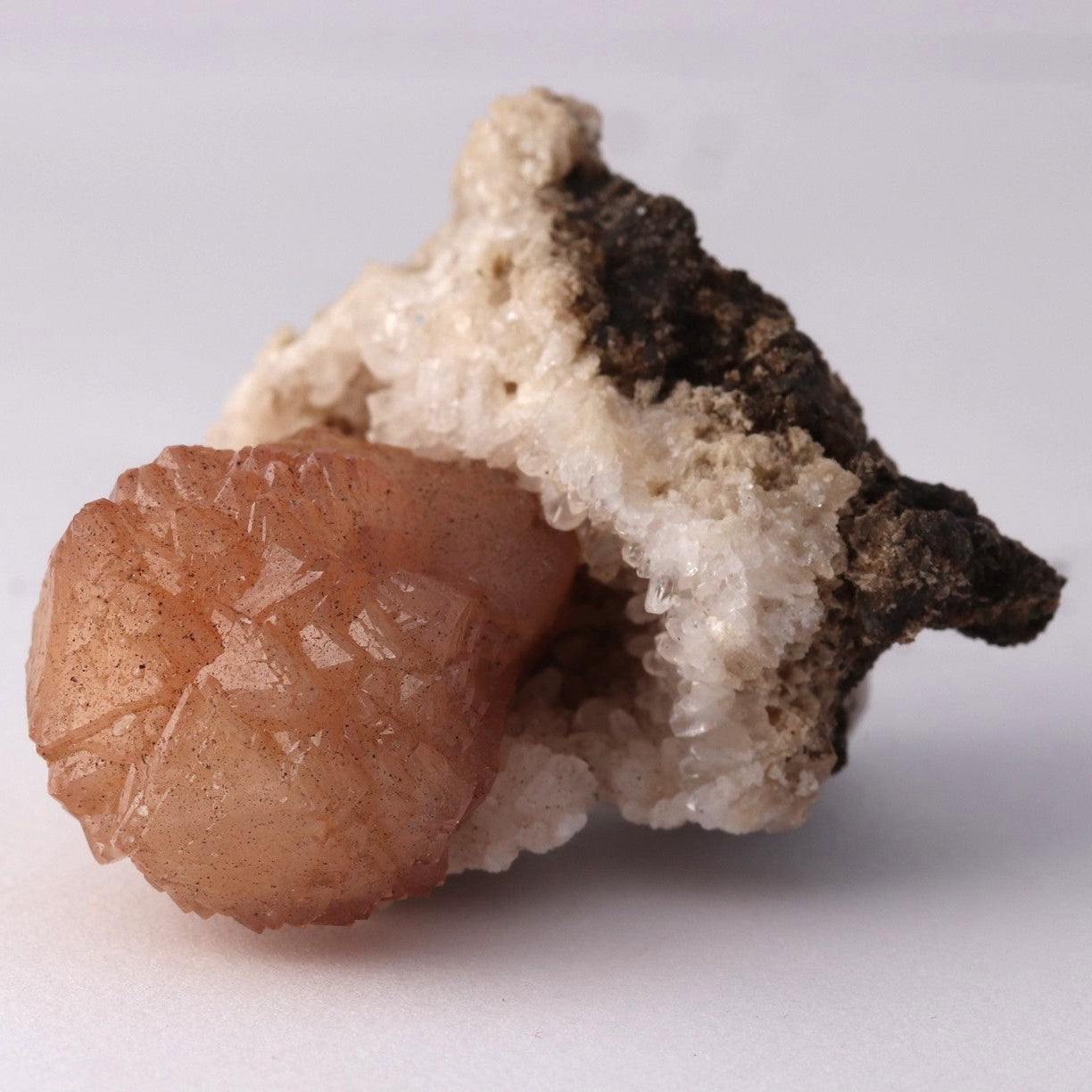 Olmiite with Calcite