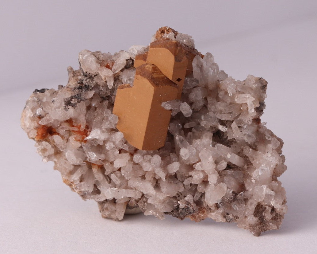 Sturmanite and Calcite
