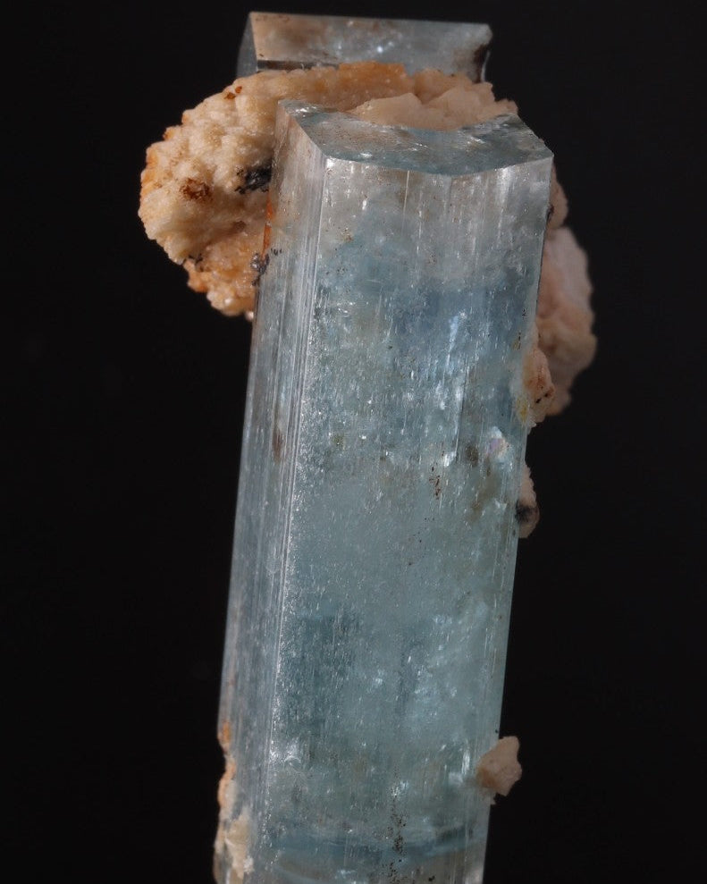 Aquamarine with Feldspar