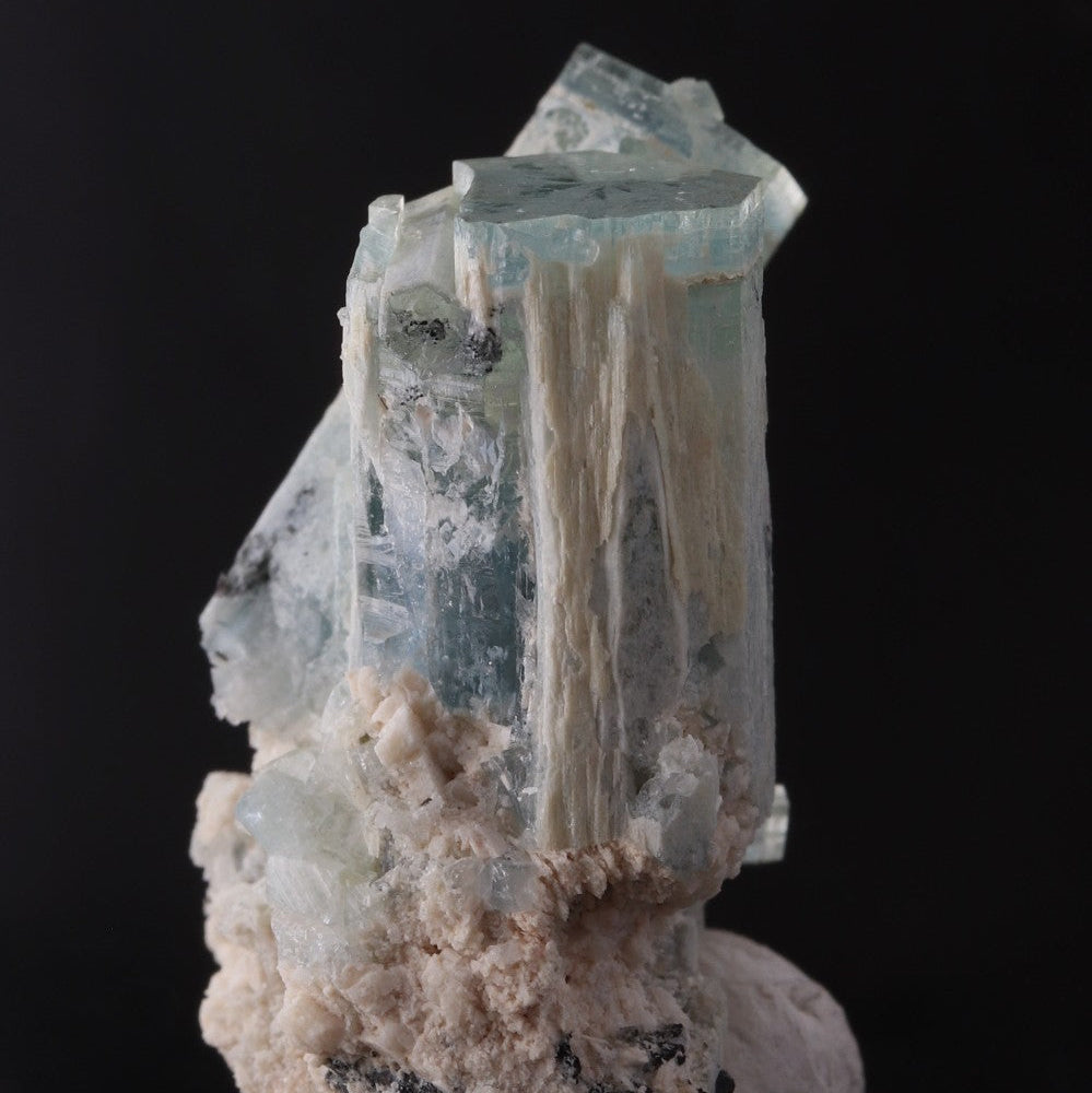Aquamarine with Feldspar