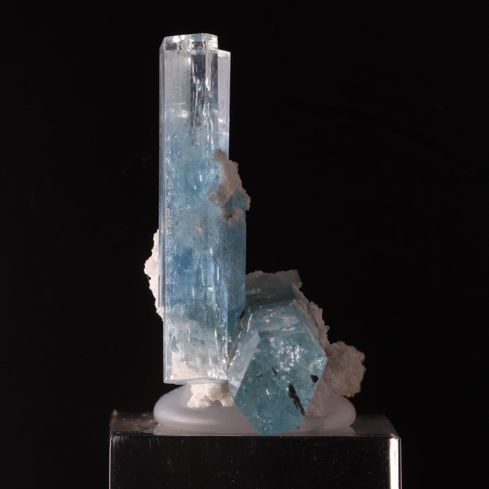 Aquamarine with Feldspar