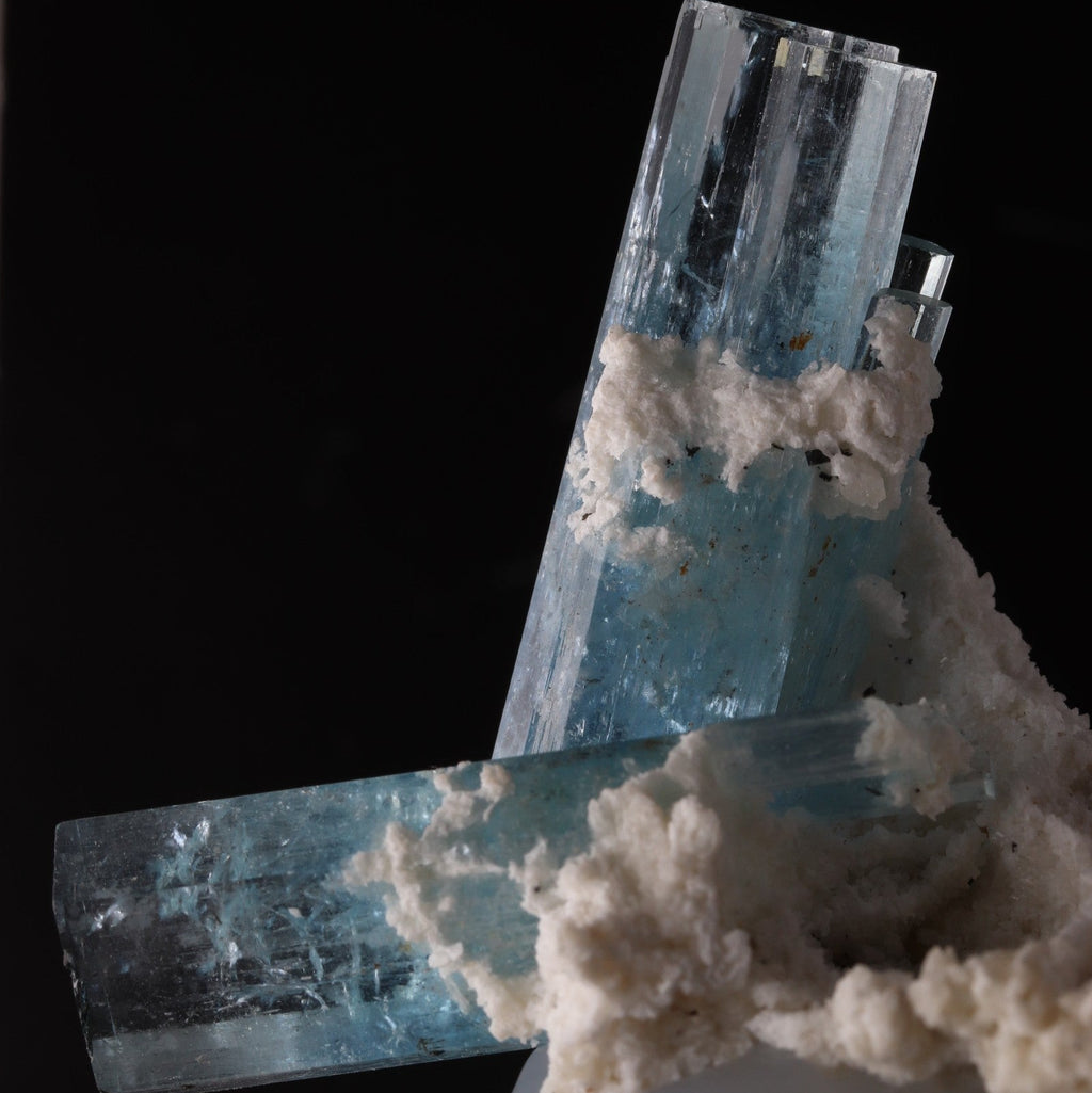 Aquamarine with Feldspar
