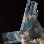 Aquamarine with Feldspar