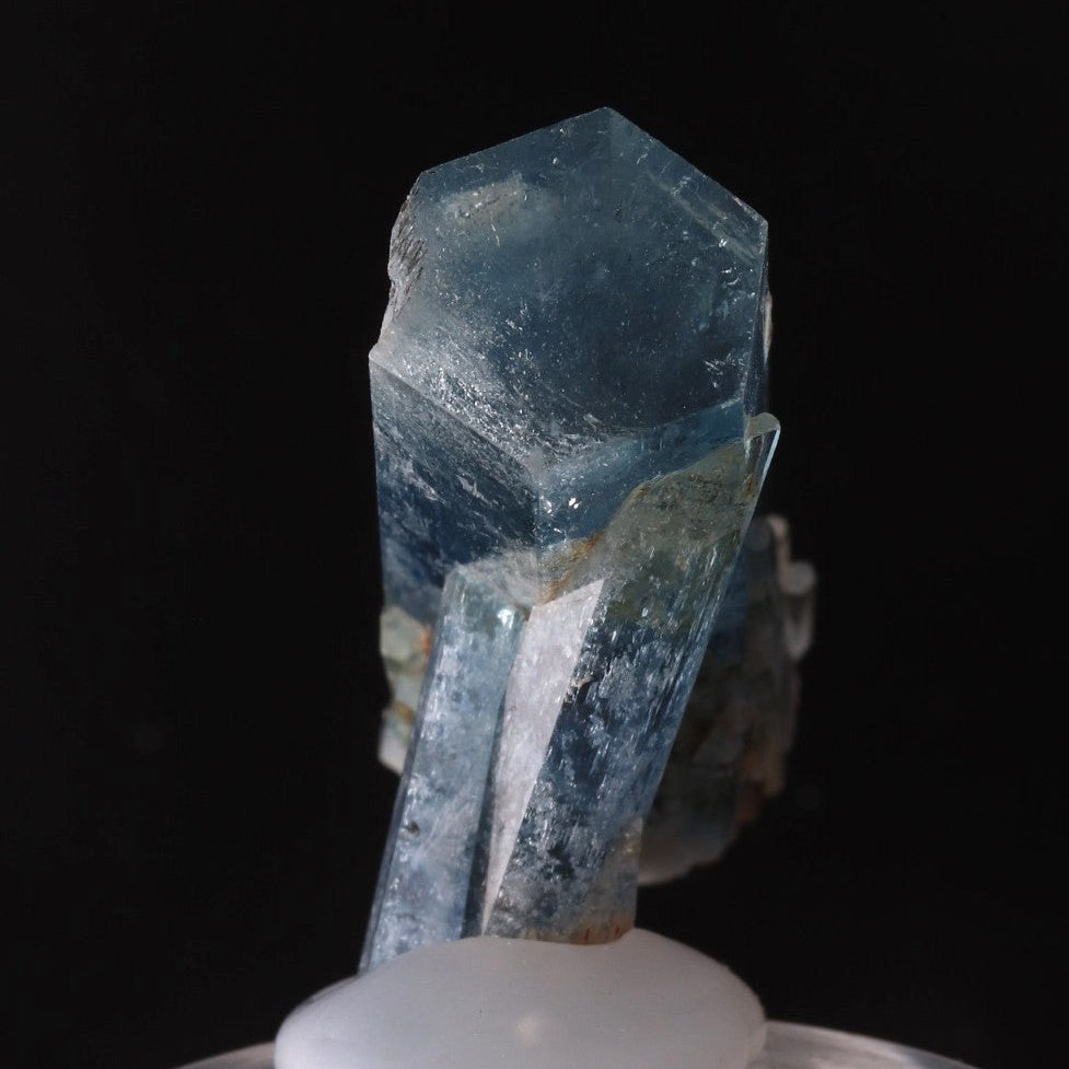 Back view of Aquamarine mineral specimen from Namibia