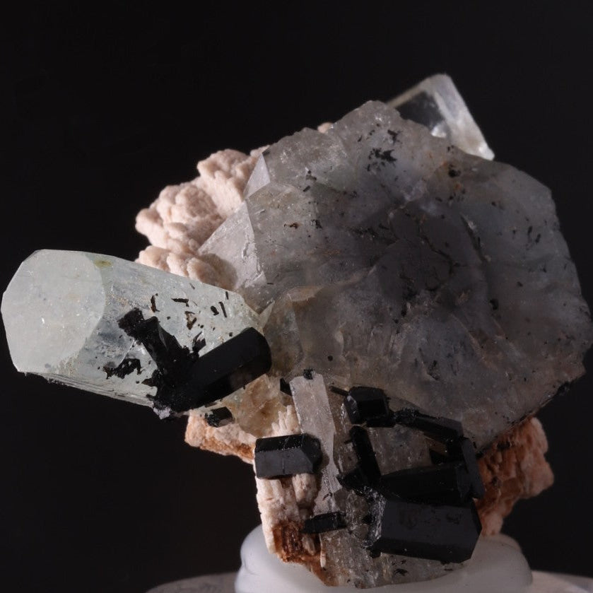 Aquamarine, Schorl & Feldspar