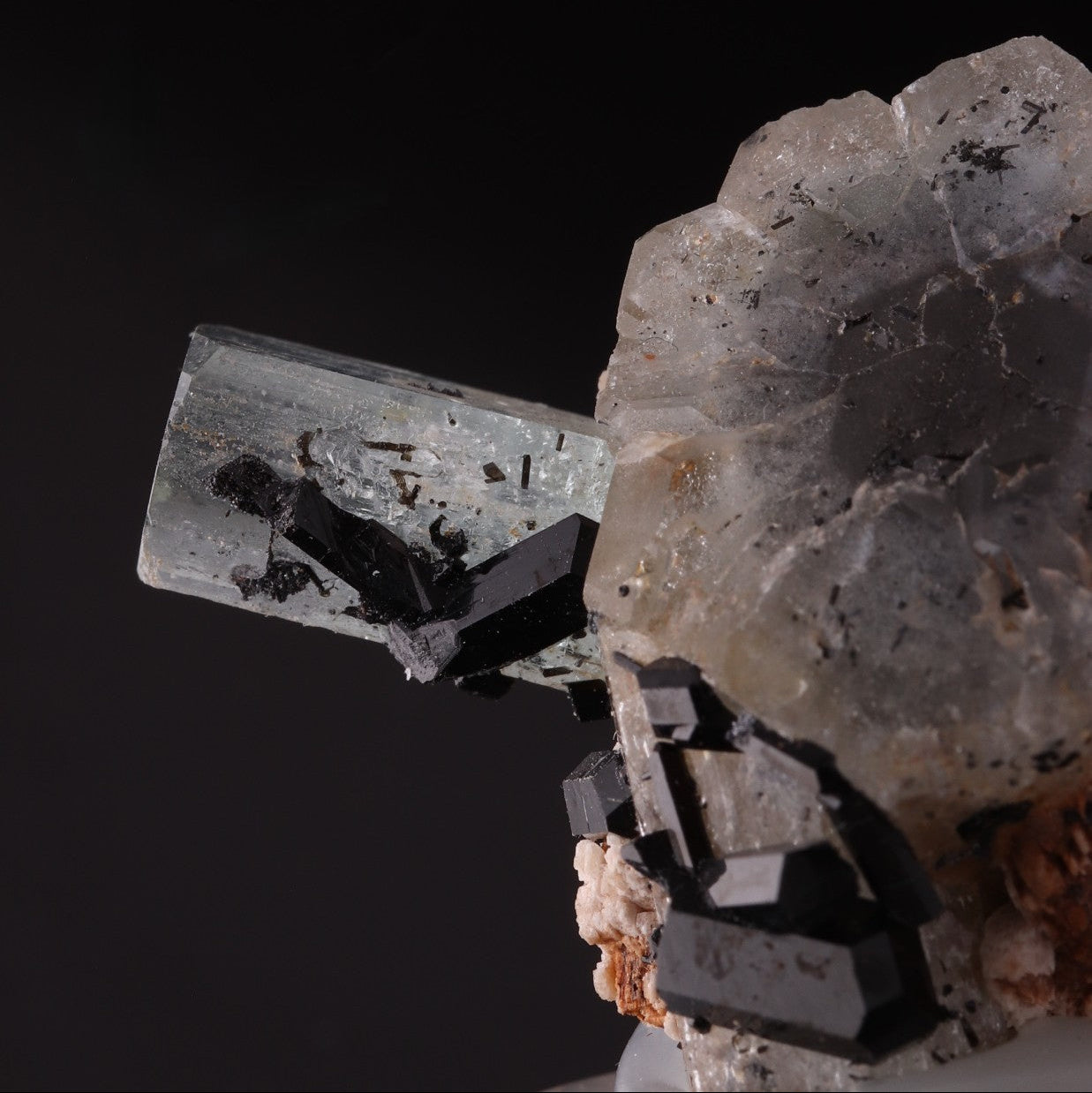 Aquamarine, Schorl & Feldspar