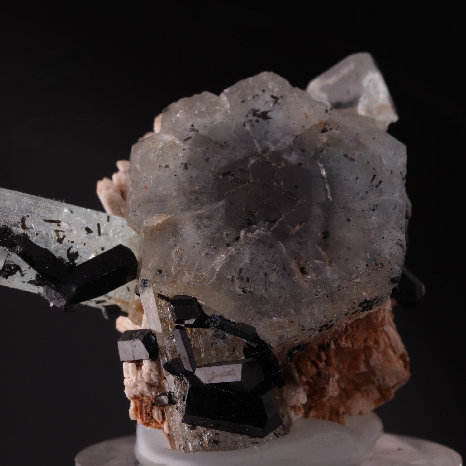 Aquamarine, Schorl & Feldspar