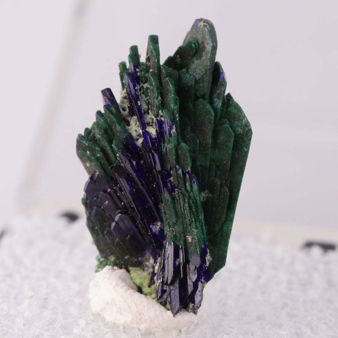 Azurite with Malachite