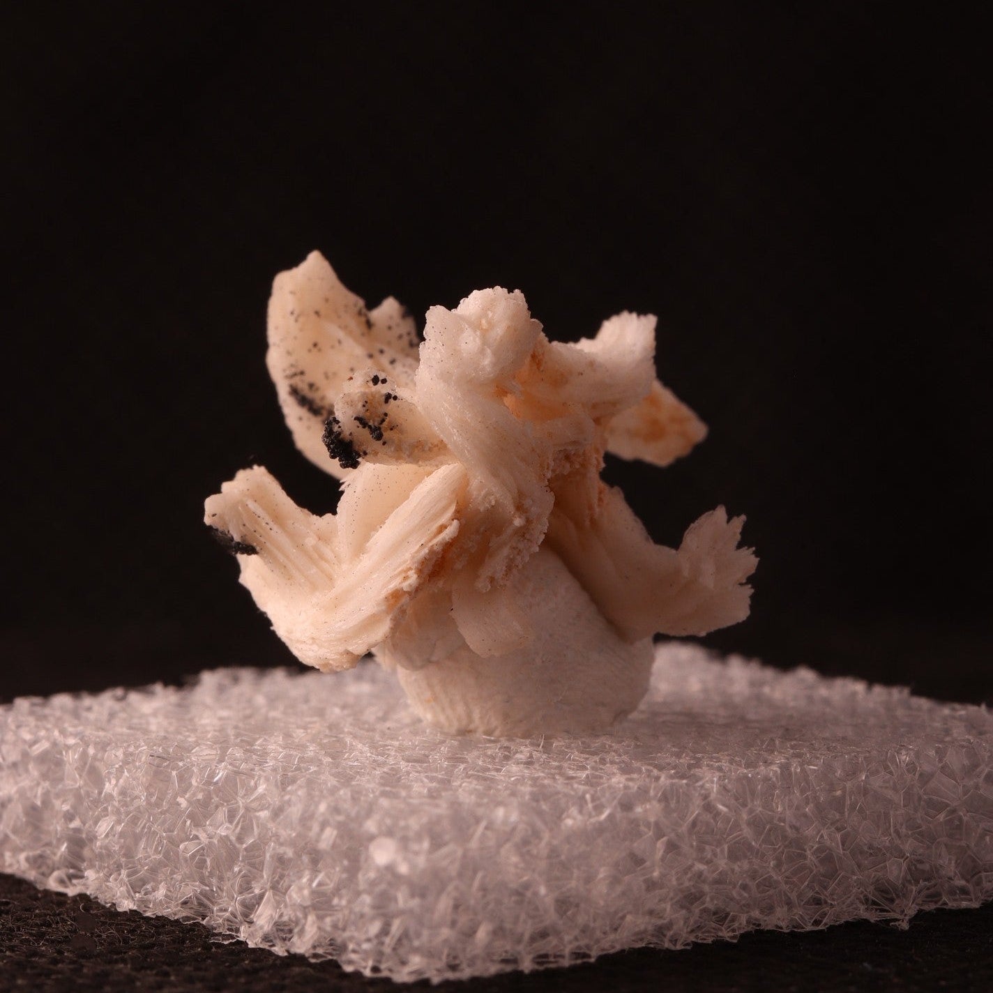 Front view of a Baryte mineral specimen from Wessels Mine, Kalahari Manganese Fields, South Africa