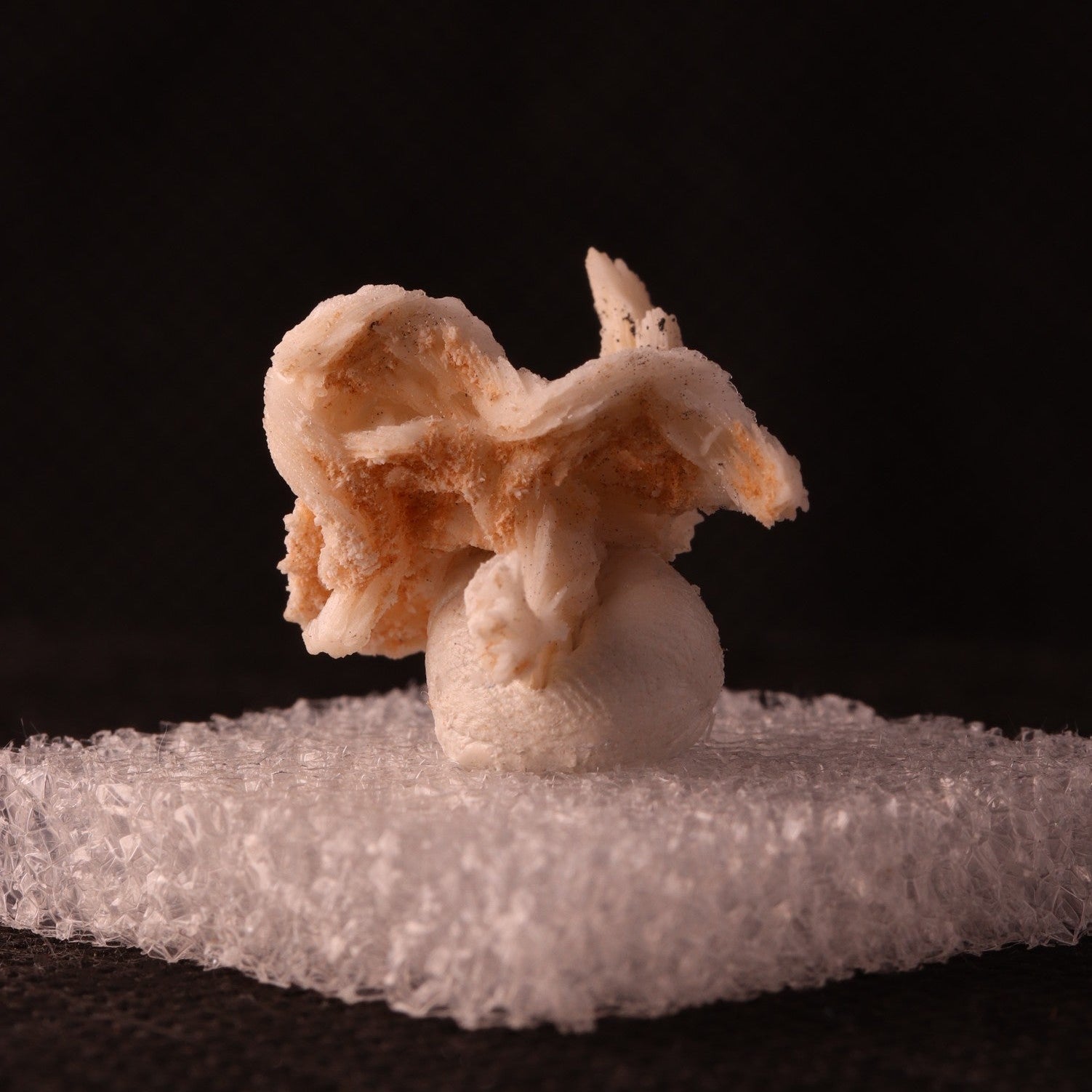 Back view of a Baryte mineral specimen from Wessels Mine, Kalahari Manganese Fields, South Africa