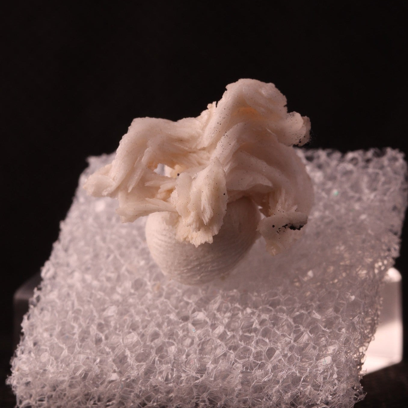 Top view of a Baryte mineral specimen from Wessels Mine, Kalahari Manganese Fields, South Africa