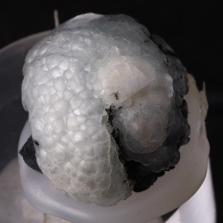 Top view of Brucite mineral specimen