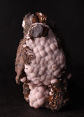Front view of Bultfonteinite mineral specimen from N'Chwaning II, Kalahari Manganese Fields, South Africa