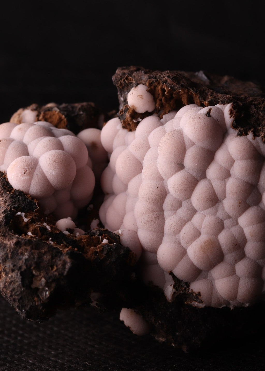 Close-up view of Bultfonteinite mineral specimen from N'Chwaning II, Kalahari Manganese Fields, South Africa