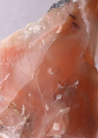 Close-up front view of a rather nice Bustamite mineral specimen from N'Chwaning, Kalahari Manganese Fields, South Africa.