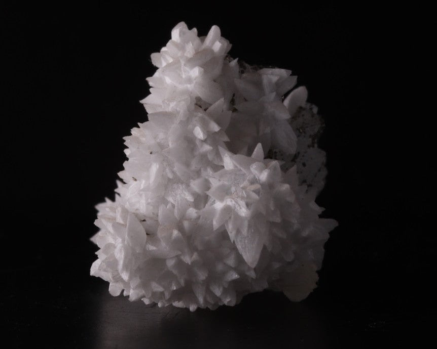 Calcite on Quartz with Pyrite