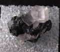 Calcite with Hausmannite mineral specimen from N'Chwaning, Kalahari Manganese Fields, South Africa