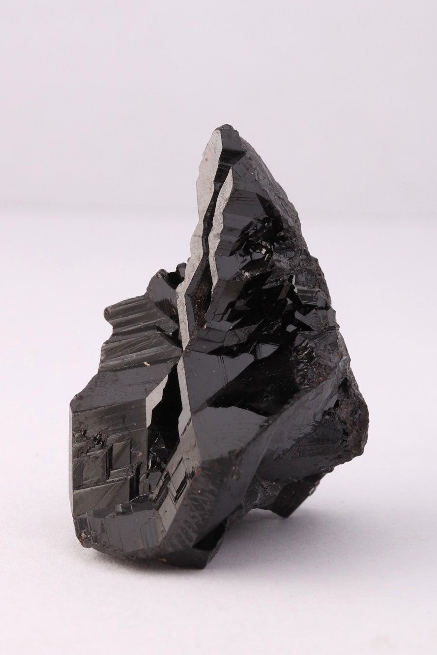 Side view of Cassiterite mineral specimen from the Erongo Region, Namibia