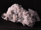 Side view of Celestine with Calcite mineral specimen from N'Chwaning III, Kalahari Manganese Fields, South Africa